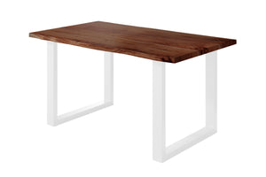 #nussbaumfarben #120x80 #u-gestellweiß