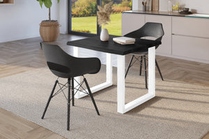 #holzgrau-optik #80x80 #u-gestellweiß