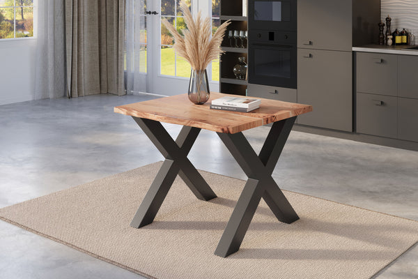 #naturfarben #80x80 #x-gestellschwarz