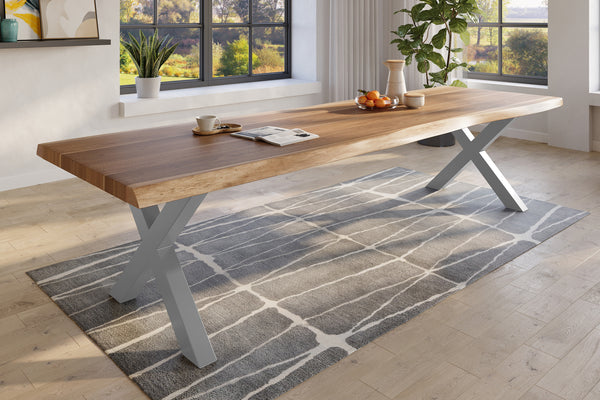#naturfarben #300x120 #x-gestellsilber