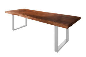 #nussbaumfarben #280x110 #u-gestellsilber