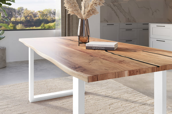 #naturfarben #240x100 #u-gestellweiß