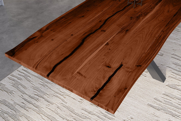 #nussbaumfarben #260x100 #spider-gestellschwarz