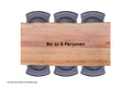 #naturfarben #180x90 #hairpin-gestellsilber