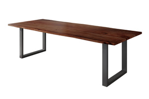 #nussbaumfarben #240x100 #u-gestellschwarz