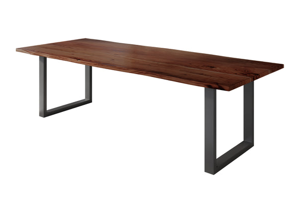 #nussbaumfarben #240x100 #u-gestellschwarz