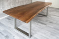 #akazienussbaumfarben #240x100 #u-gestellsilber