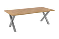 #wildeichenfarben #220x100 #x-gestellsilber