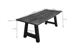 #nussbaumfarben #140x80 #a-gestellschwarz