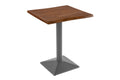 #akazienussbaumfarben #70x70 #säulen-gestelleckigsilber