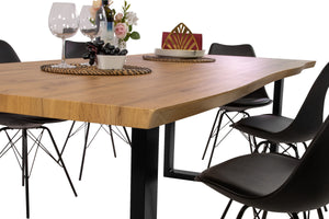 #wildeichenfarben #220x100 #u-gestellschwarz