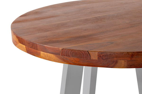 #nussbaumfarben #90x90 #vierfuß-gestellsilber