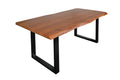 #nussbaumfarben #260x120 #u-gestellschwarz