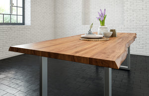#naturfarben #280x100 #u-gestellsilber