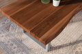 #akazienussbaumfarben #220x100 #u-gestellsilber