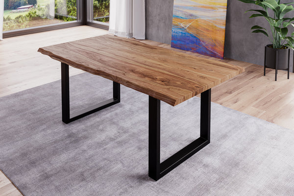 #sheeshamnaturfarben #160x85 #u-gestellschwarz