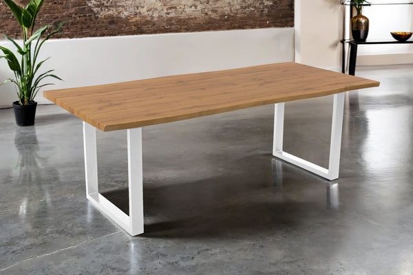 #wildeichenfarben #240x100 #u-gestellweiß