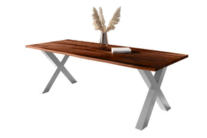 #nussbaumfarben #260x100 #x-gestellschwarz