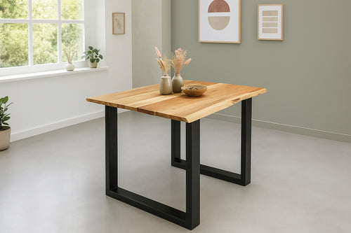 #naturfarben #80x80 #u-gestellschwarz