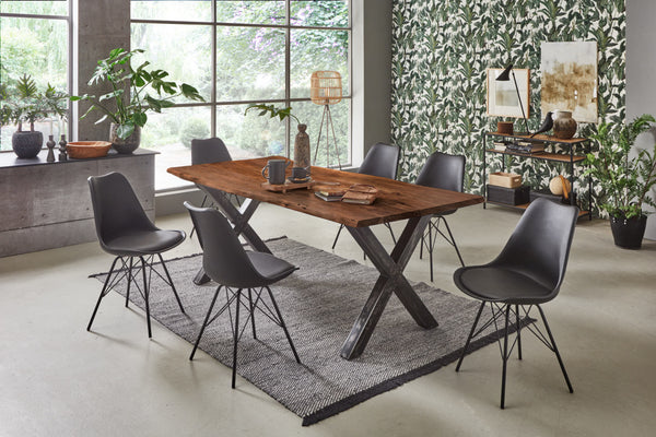 #nussbaumfarben #220x100 #x-gestellvintage