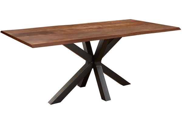 #nussbaumfarben #220x100 #spider-gestellschwarz