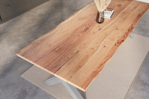 #naturfarben #260x100 #x-gestellsilber
