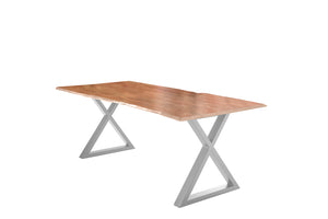 #naturfarben #240x100 #x-gestellsilber