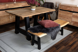 #naturfarben #220cm #a-gestellschwarz