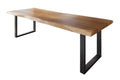 #akazienaturfarben #240x100 #u-gestellschwarz