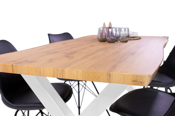 #wildeichenfarben #160x85 #x-gestellweiß