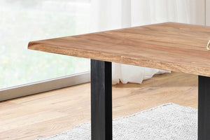 #sheeshamnaturfarben #140x80 #u-gestellschwarz