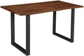 #nussbaumfarben #140x75 #u-gestellschwarz