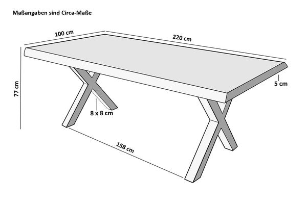 #mangoroughfarben #220x100 #x-gestellschwarz