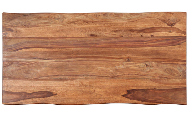 #sheeshamteakfarben #220x100 #u-gestellschwarz