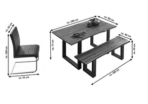 #180x90 #u-gestellweiß