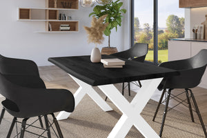 #holzgrau-optik #160x85 #u-gestellschwarz