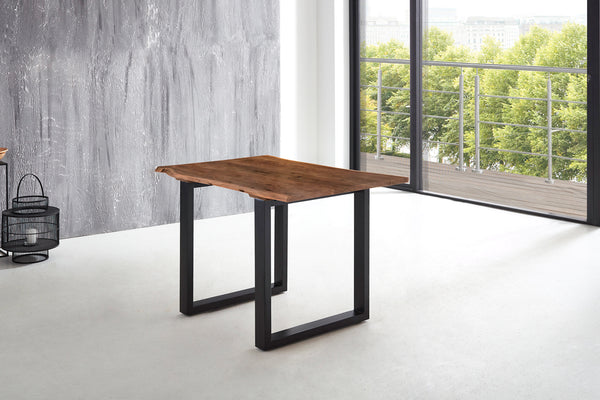 #nussbaumfarben #140x80 #u-gestellschwarz