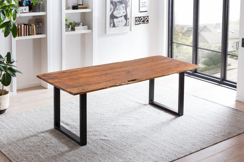 #nougatfarben #220x100 #u-gestellschwarz