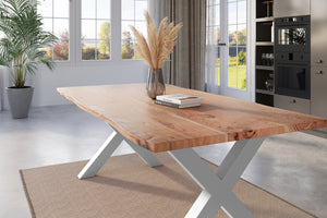 #naturfarben #180x90 #x-gestellsilber