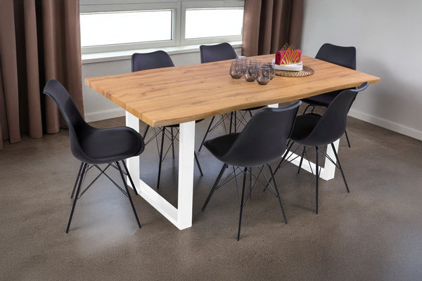 #wildeichenfarben #180x90 #u-gestellweiß