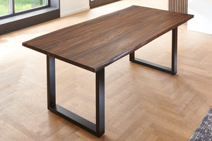 #wengefarben #220x100 #u-gestellschwarz