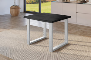 #holzgrau-optik #80x80 #u-gestellsilber