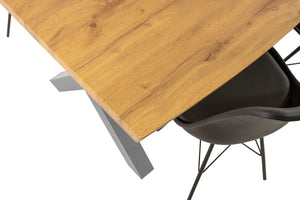 #wildeichenfarben #220x100 #x-gestellsilber