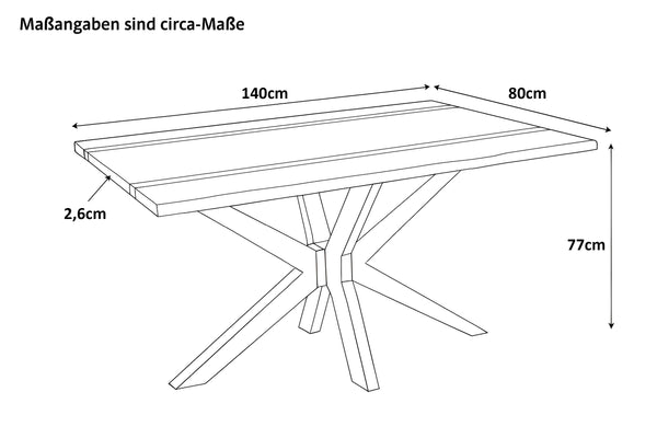 #140x80 #spider-gestellschwarz
