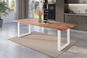 #naturfarben #260x100 #u-gestellweiß