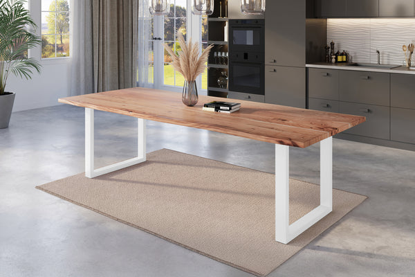 #naturfarben #260x100 #u-gestellweiß