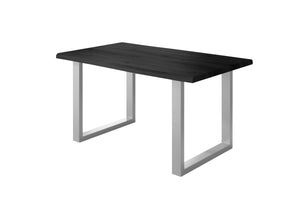 #holzgrau-optik #140x80 #u-gestellsilber