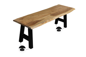 #naturfarben #220cm #a-gestellschwarz