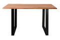 #sheeshamteakfarben #220x100 #u-gestellschwarz