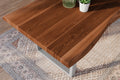 #akazienussbaumfarben #260x100 #u-gestellsilber